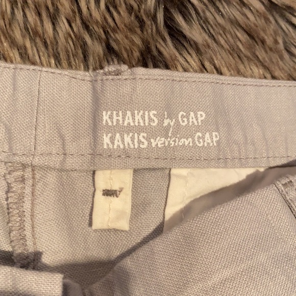 NWT Khaki by Gap boyfriend roll up shorts woman 12 - Picture 8 of 10